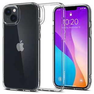 Etui obudowa case Spigen Ultra Hybrid do Apple iPhone 14 Crystal Clear + Szkło - Etui i futerały do telefonów - miniaturka - grafika 2