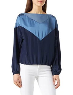 Sisley Bluzka damska, Niebieski i jasnoniebieski 901, XS - Bluzki damskie - miniaturka - grafika 1