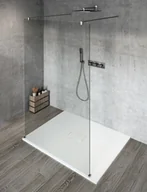 Kabiny prysznicowe - GELCO Kabina prysznicowa przyścienna VARIO CHROM WALK IN 80x200 szkło przezroczyste z powłoką Coated Glass GX1280GX2210 - miniaturka - grafika 1