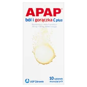 Przeziębienie i grypa - US Pharmacia Apap C Plus 10 szt. - miniaturka - grafika 1