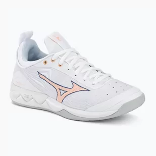 Buty do siatkówki damskie Mizuno Wave Luminous 2 white/navy peony/peach parfait - Buty sportowe damskie - miniaturka - grafika 1