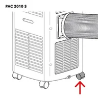 Akcesoria do wentylacji i klimatyzacji - Trotec PAC 2010 S koło - miniaturka - grafika 1