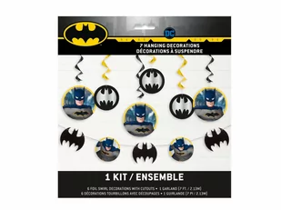 Zestaw dekoracji wiszących Batman - Urodziny dziecka - miniaturka - grafika 1