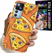 Dodatki do ciast w proszku - ETUI DO XIAOMI 12T / 12T PRO - SŁODKIE UŚMIECHNIĘTE PIZZE CASE + SZKŁO - miniaturka - grafika 1