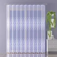 Firany - Firanka gotowa żakardowa Irene A083 300x250 cm biała - 250 cm 300 cm - miniaturka - grafika 1