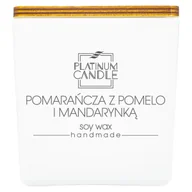 Świece - Świeca sojowa zapachowa POMARAŃCZA Z POMELO I MANDARYNKĄ 220g - miniaturka - grafika 1