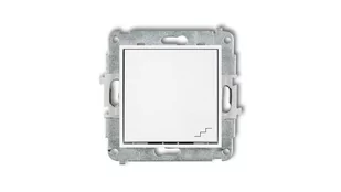MINI Mechanizm łącznika schodowego biały mat 25MWP-3 - Wyłączniki światła i elektryczne - miniaturka - grafika 1