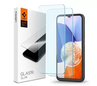 Folie ochronne do telefonów - Spigen AGL05971 Glas.tR Slim do Samsung Galaxy A14 5G - 2-Pack - miniaturka - grafika 1