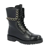 Botki damskie - TWINSET Skórzane botki - miniaturka - grafika 1