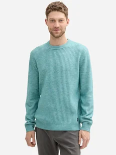 Sweter męski Tom Tailor 1043346 2XL Jasnoniebieski (4068127006912). Swetry męskie - Swetry męskie - miniaturka - grafika 1