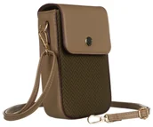 Torebki damskie - Torebka-portfel ze skóry ekologicznej na ramię - Peterson - miniaturka - grafika 1