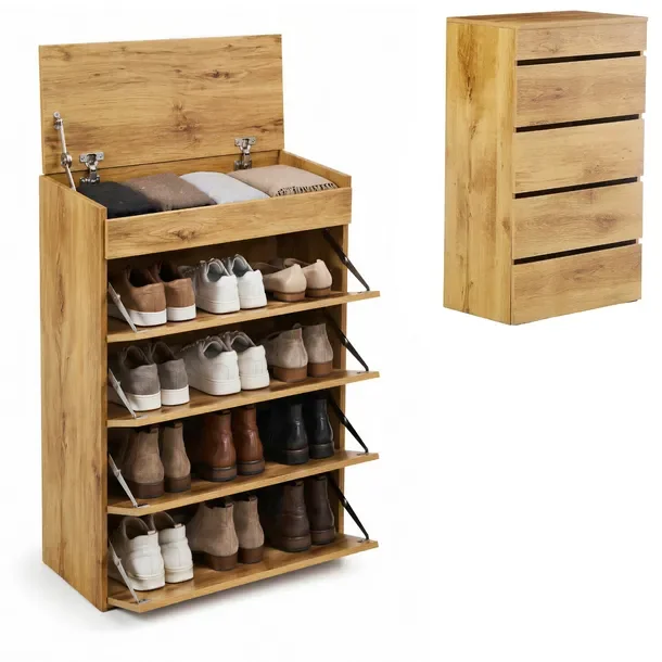 Szafka na buty REGAŁ do PRZEDPOKOJU obuwie NOWOCZESNA komoda 99 cm LOFT