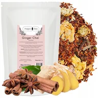 Herbata - Herbata ROOIBOS Sypana GINGER CHAI Imbir Cynamon Chryzantemy Goździki 50g - miniaturka - grafika 1