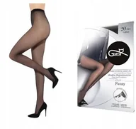 Rajstopy - GATTA Rajstopy funny kabaretki siateczka 20 DEN czarne nero 3M - miniaturka - grafika 1