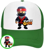 Czapki i chusty sportowe męskie - CZAPKA Z DASZKIEM STUMBLE GUYS DLA DZIECI SIATKA - miniaturka - grafika 1