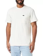 Koszulki męskie - Lee Koszulka męska typu t-shirt, z kieszeniami typu t-shirt, beżowy, XL - miniaturka - grafika 1