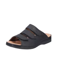 Klapki i japonki męskie - Rieker Męskie klapki 25569, czarne, 45 EU, czarny, 45 EU - miniaturka - grafika 1