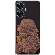 Etui i futerały do telefonów - ERT GROUP etui na telefon Realme C55, case oryginalny i oficjalnie licencjonowany przez Star Wars, wzór Chewbacca 007, optymalnie dopasowane, plecki z TPU - miniaturka - grafika 1