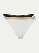 Majtki damskie - Tommy Hilfiger Komplet 3 par stringów UW0UW05754 Kolorowy - miniaturka - grafika 1
