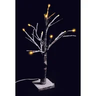 Ozdoby bożonarodzeniowe - Drzewko ośnieżone 45 cm 10 LED - miniaturka - grafika 1