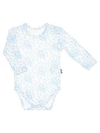 Body dla niemowląt - Dziewczęce body długi rękaw kwiatki Nicol,r.92 - miniaturka - grafika 1