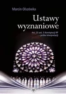 Podręczniki dla szkół wyższych - Ustawy wyznaniowe - Marcin Olszówka - miniaturka - grafika 1