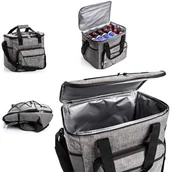 Torby sportowe - Lumarko Torba Termiczna Meteor Frosty Szaro-czarna 74597! - miniaturka - grafika 1