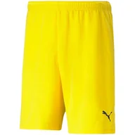 Spodenki męskie - Spodenki Męskie Puma Teamrise Short Cyber Żółte 704942 07-M - miniaturka - grafika 1