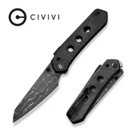 Noże - Nóż składany Civivi Vision FG Black Canvas Micarta, Damascus by Snecx Tan (C22036-DS2) - miniaturka - grafika 1