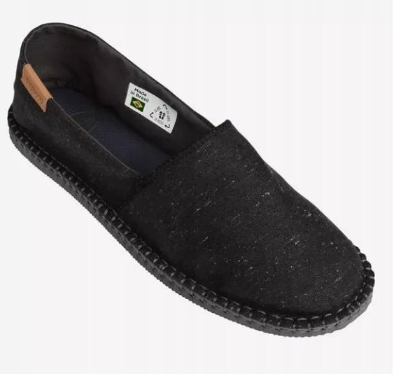 HAVAIANS ESPADRYLE MĘSKIE CZARNE WSUWANE 37 Ż_A