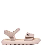 Buty dla dziewczynek - Geox Sandały J Puffypop Gi J55MSD 000BC C8014 M Różowy - miniaturka - grafika 1