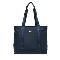 Torebki damskie - Torebka Tommy Jeans Tjw Daily Tote AW0AW17567 Granatowy - miniaturka - grafika 1