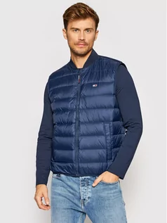 Kamizelki męskie - Tommy Jeans Kamizelka Packable DM0DM10964 Granatowy Regular Fit - grafika 1