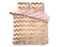 Pościel - 240x220 WAVE kpl pościeli mikrofibra z foliowym nadrukiem róż - miniaturka - grafika 1