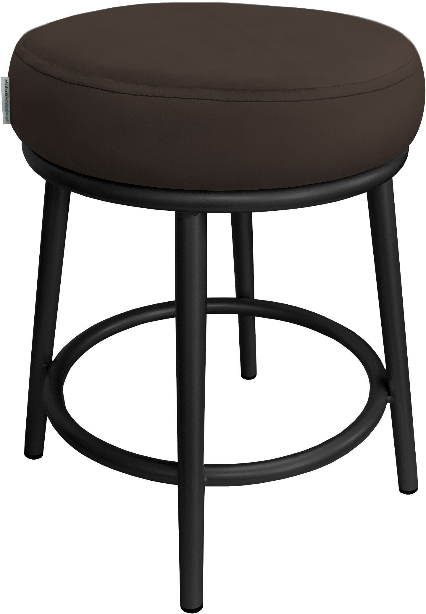 Taboret Ben noga metalowa czarna MG05
