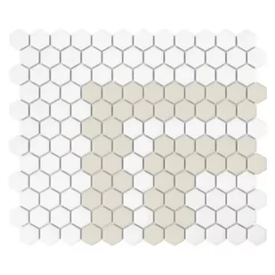 Mozaika Dunin Mini Hexagon Stripe 2.3.C matt - Płytki ceramiczne - miniaturka - grafika 1