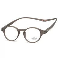 Okulary korekcyjne, oprawki, szkła - Okulary Na MAGNES do Czytania PLUSY Damskie Męskie MR60C moc: +3 - miniaturka - grafika 1