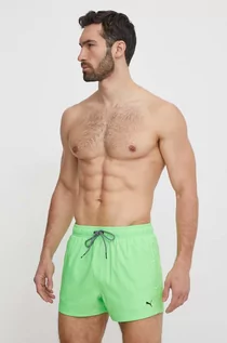 Stroje kąpielowe - Puma szorty kąpielowe kolor zielony - grafika 1