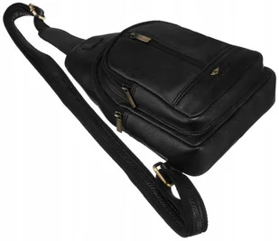 Skórzany Plecak Męski Na Jedno Ramię Lumarko! - Torebki damskie - miniaturka - grafika 9