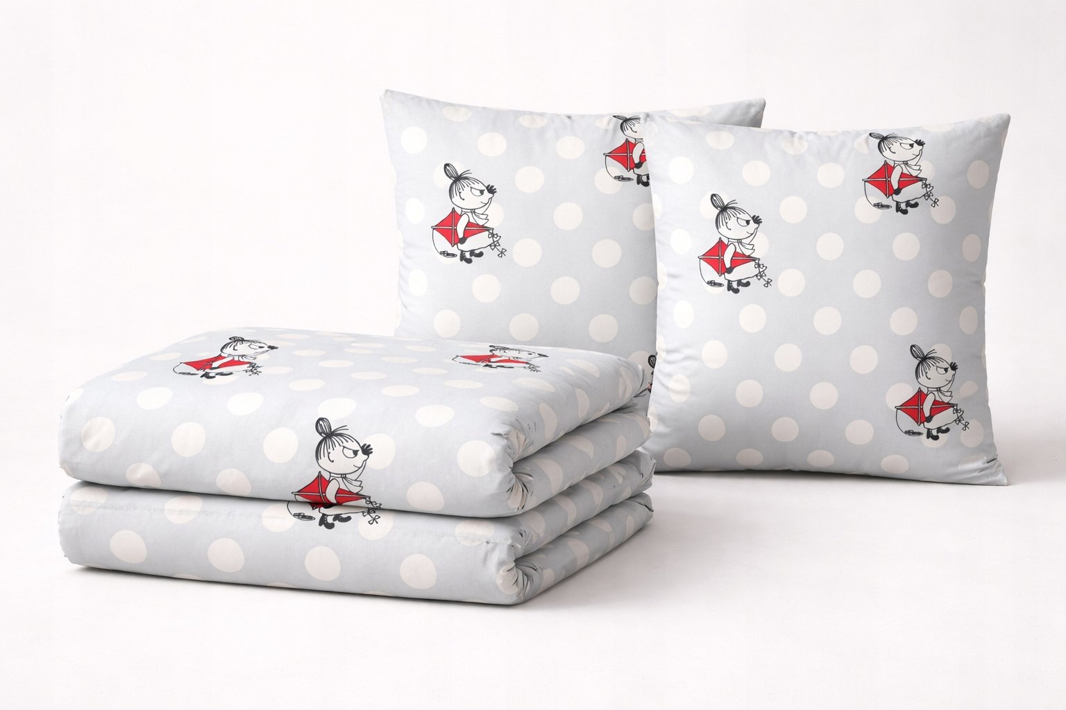 Pościel Mała Mi Muminki Muminek 160x200 bawełniana Bezpieczne Tekstylia