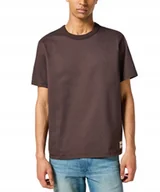 Koszulki męskie - T-shirt Wrangler SS SOLID TEE 112357357 Mole L - miniaturka - grafika 1