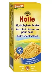 Holle Baby Keksy orkiszowe dla dzieci BIO 150 g - Desery dla dzieci - miniaturka - grafika 2