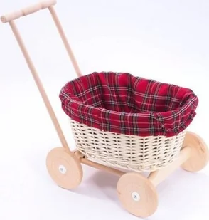 Wnuk Wózek na Zabawki Biały Zakupy - Pojemniki na zabawki - miniaturka - grafika 1