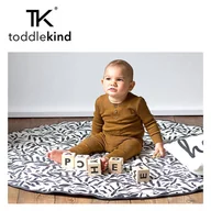 Maty edukacyjne - Toddlekind Mata do zabawy z bawełny organicznej dwustronna nieprzemakalna Nappy Free Playmat Anchor - miniaturka - grafika 1