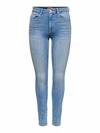 Spodnie damskie - ONLY jeansy damskie, jasnoniebieski (light blue denim), 31W / 32L - miniaturka - grafika 1