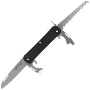 Scyzoryk Fox Vulpis S4 Black Aluminium, Polished N690 (FX-VP130-S4 BK) - Scyzoryki - miniaturka - grafika 2
