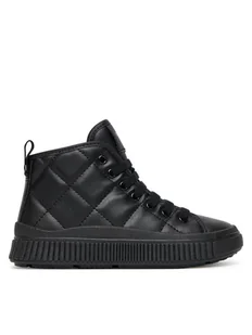 Geox Sneakersy J Laquinny J56M3F 000BC C9999 S Czarny - Buty dla dziewczynek - miniaturka - grafika 1