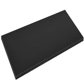 Zawiasy, okucia i inne akcesoria - Półka ścienna meblowa Czarna 1.8x30x80 cm Floorpol 5907508719630 - miniaturka - grafika 1