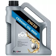 Oleje silnikowe - MIHEL Ceramic Oil 9900 0W20 Olej ceramiczny 5L - miniaturka - grafika 1