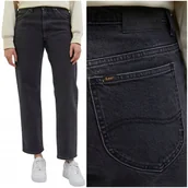 Spodnie damskie - Lee RIDER CLASSIC wysokie proste luźne damskie spodnie jeansowe W32 L31 - miniaturka - grafika 1